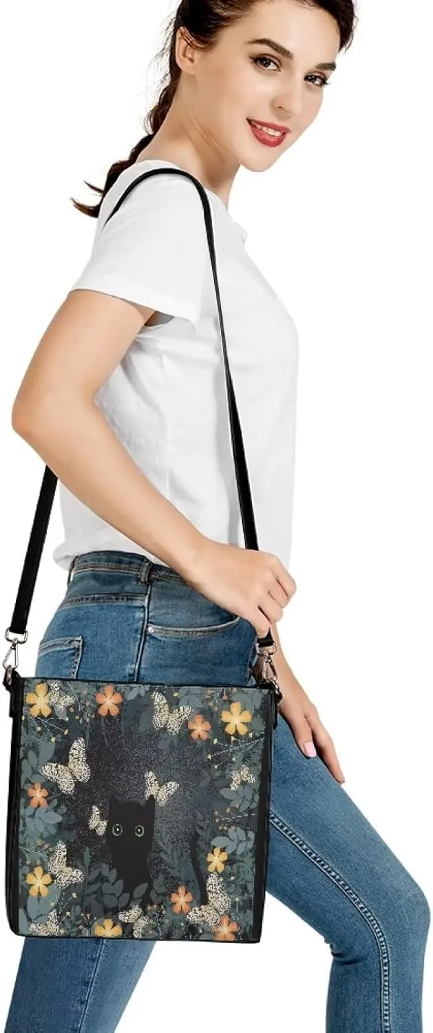 GIFTPUZZ Hobo Bag with PU Leather Large Cell Phone Purses for Women Crossbody Bucket Bag Purses Crossbody Handbags