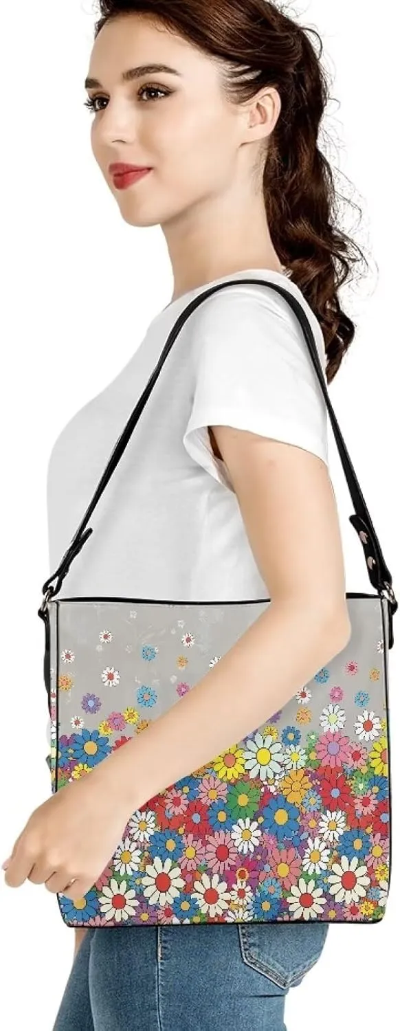 GIFTPUZZ Hobo Bag with PU Leather Large Cell Phone Purses for Women Crossbody Bucket Bag Purses Crossbody Handbags