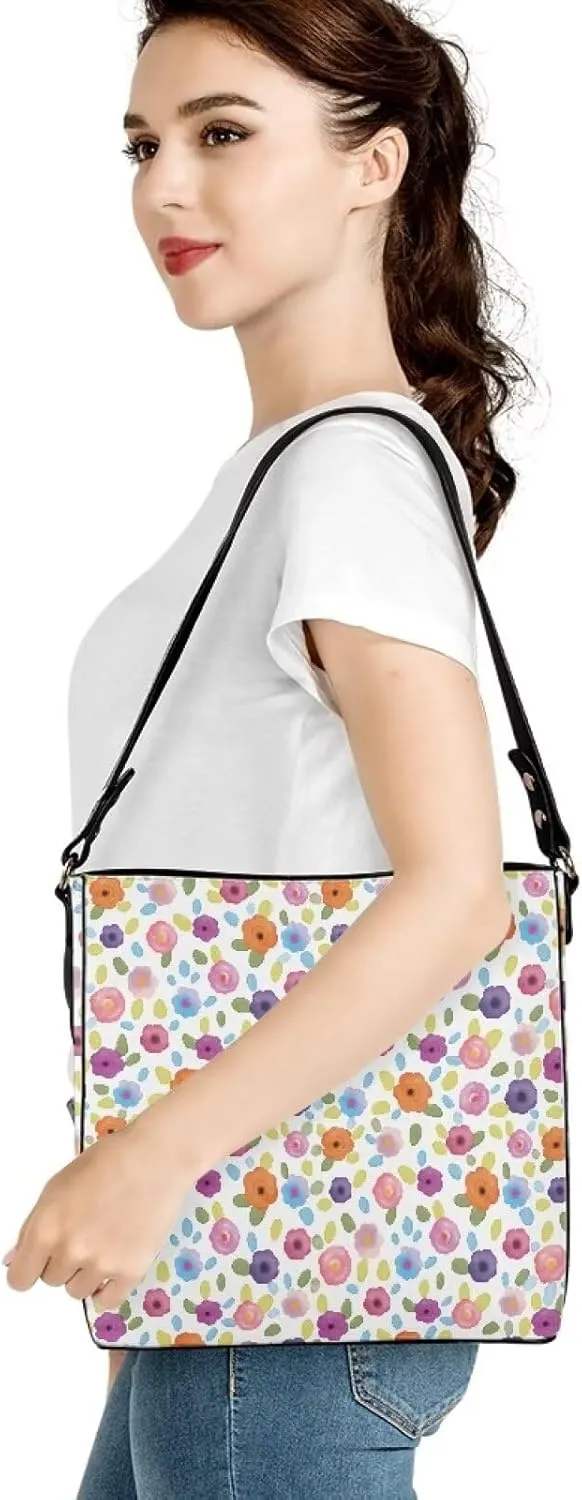 GIFTPUZZ Hobo Bag with PU Leather Large Cell Phone Purses for Women Crossbody Bucket Bag Purses Crossbody Handbags