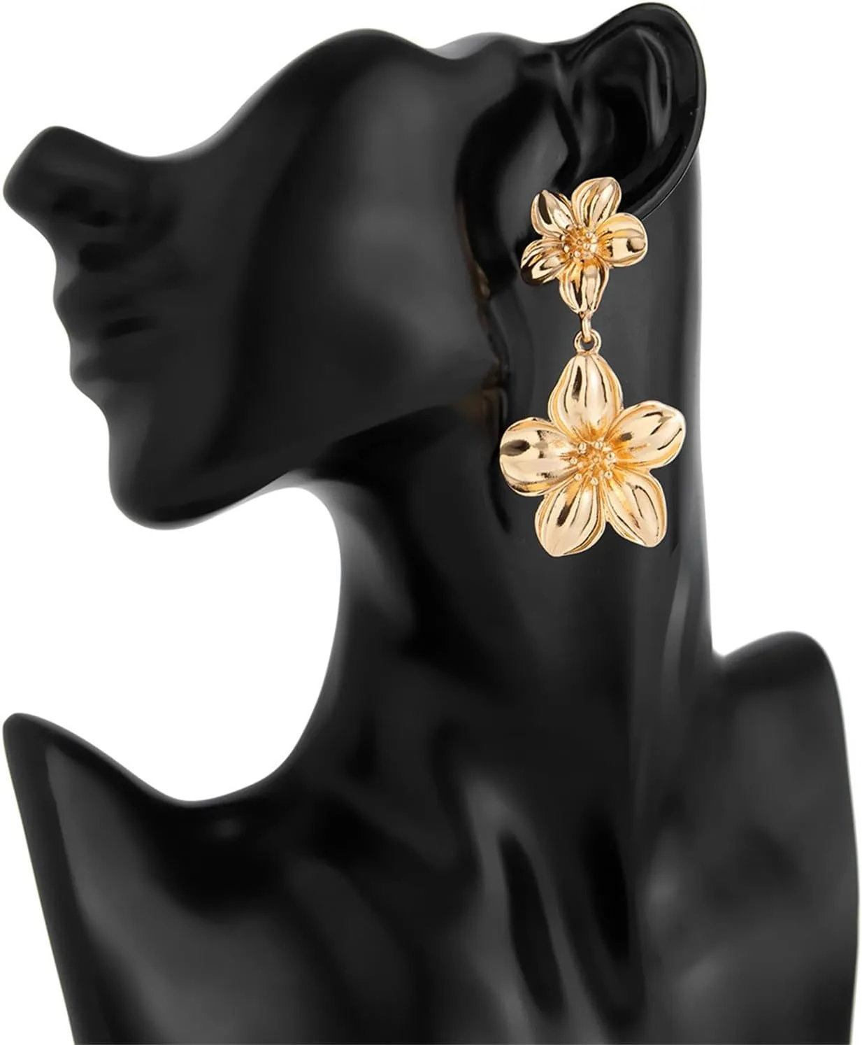 Ginkgo Biloba Leaf Tassel Earrings Necklace Set,Boho Y Pendant Necklaces Dainty Ginkgo Biloba Leaf Earring Floral Statement Necklace Large Plant Leaves Flower Choker Earrings Summer Jewelry for Women