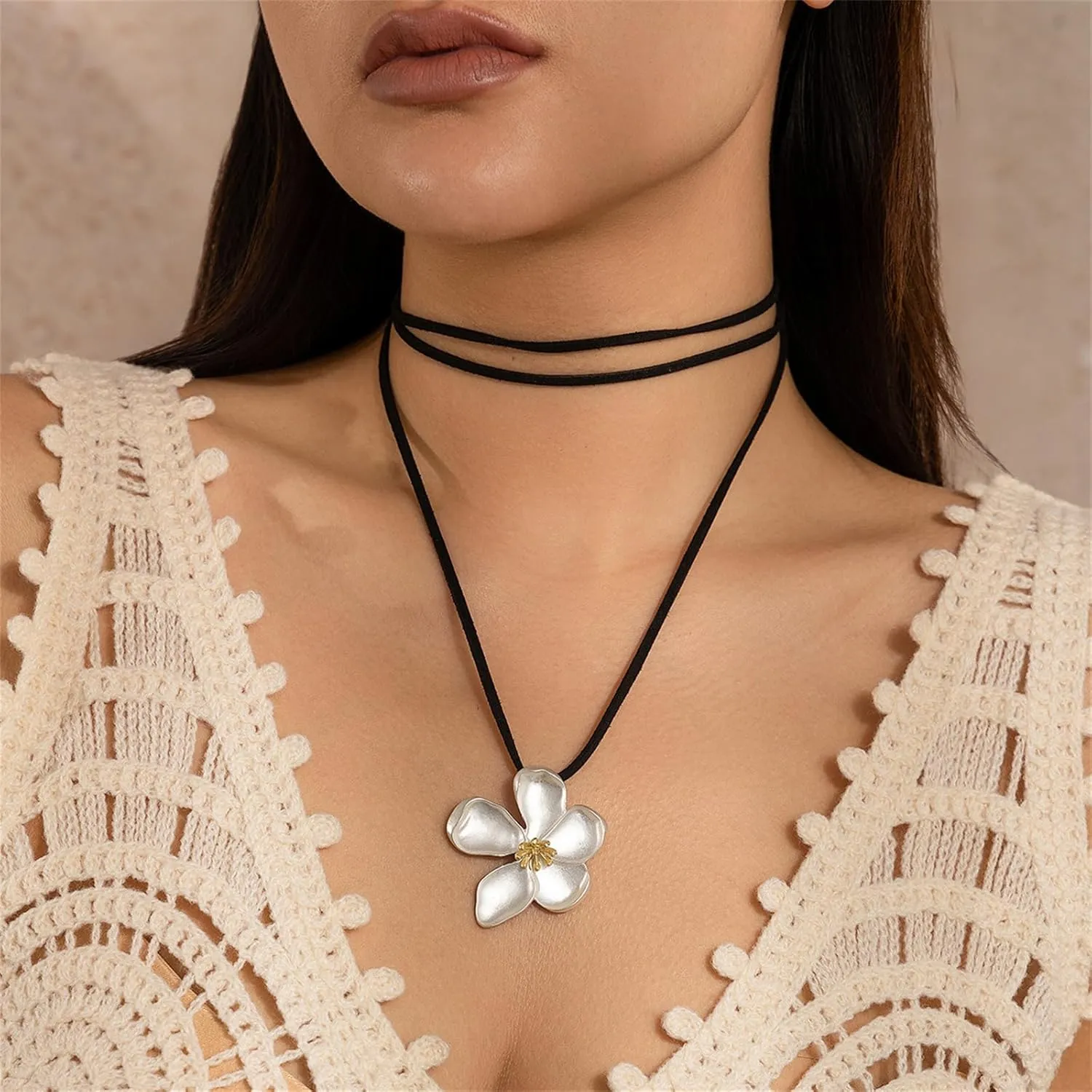 Ginkgo Biloba Leaf Tassel Earrings Necklace Set,Boho Y Pendant Necklaces Dainty Ginkgo Biloba Leaf Earring Floral Statement Necklace Large Plant Leaves Flower Choker Earrings Summer Jewelry for Women