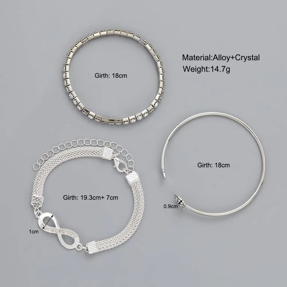 Gold Bracelets for Women Dainty 14K Gold Plated Stackable Bangle Bracelets Set Adjustable Layered Link Chain Bracelets Jewelry