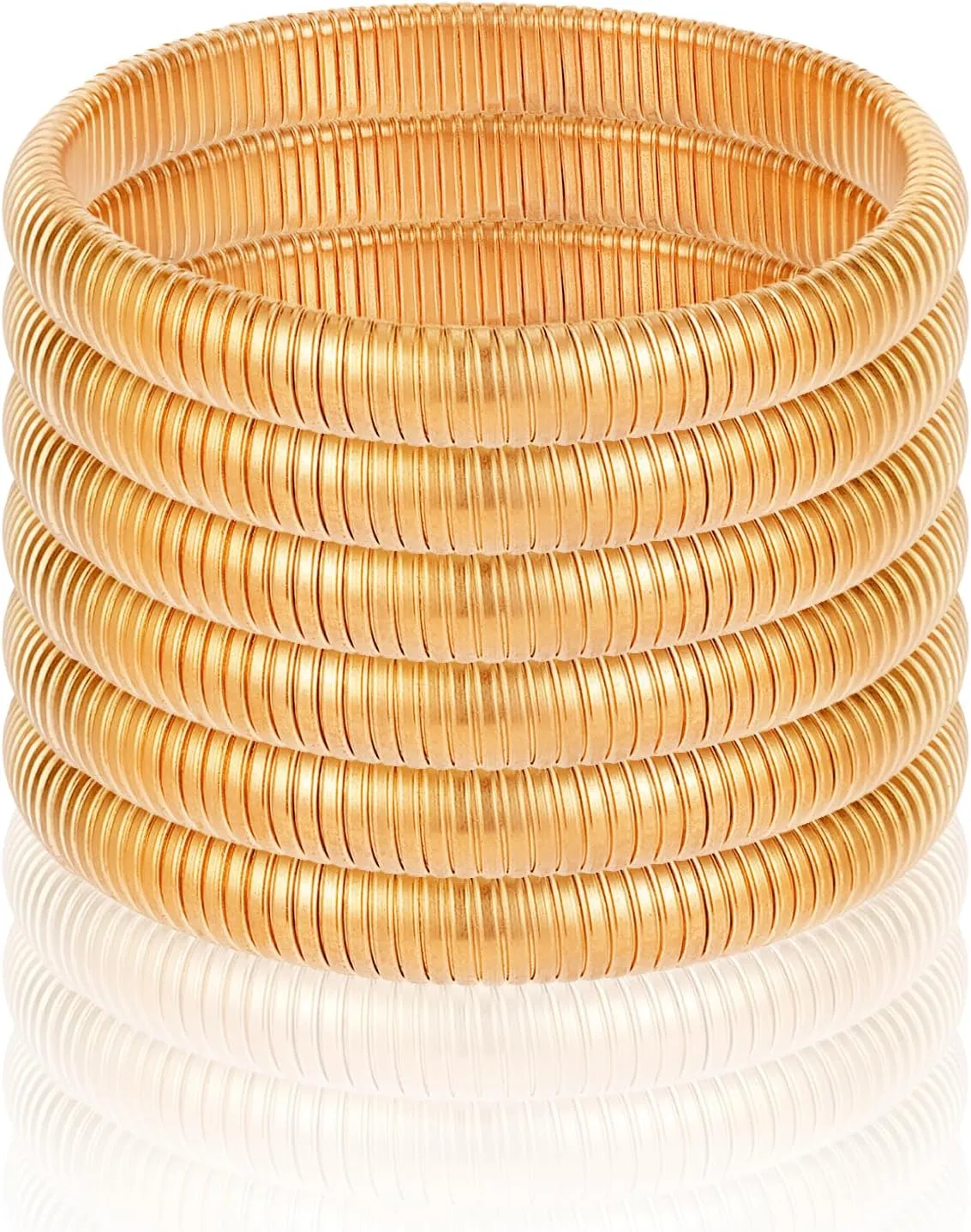 Gold Bracelets for Women Non Tarnish,Chunky Gold Bracelet Stack,Stretch Bracelets for Women,Gold Bangles for Women,Gold Accessories for Women,Stretchy Bracelets for Women,Stackable Bracelets for Women