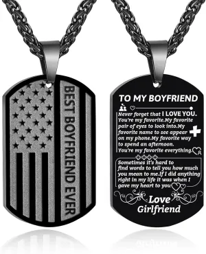 Graduation Gifts-24 Inch American Flag Necklace for Mens Son Grandson Brother Boyfriend Husband Dad Grandpa,Graduation Gifts for Him Men