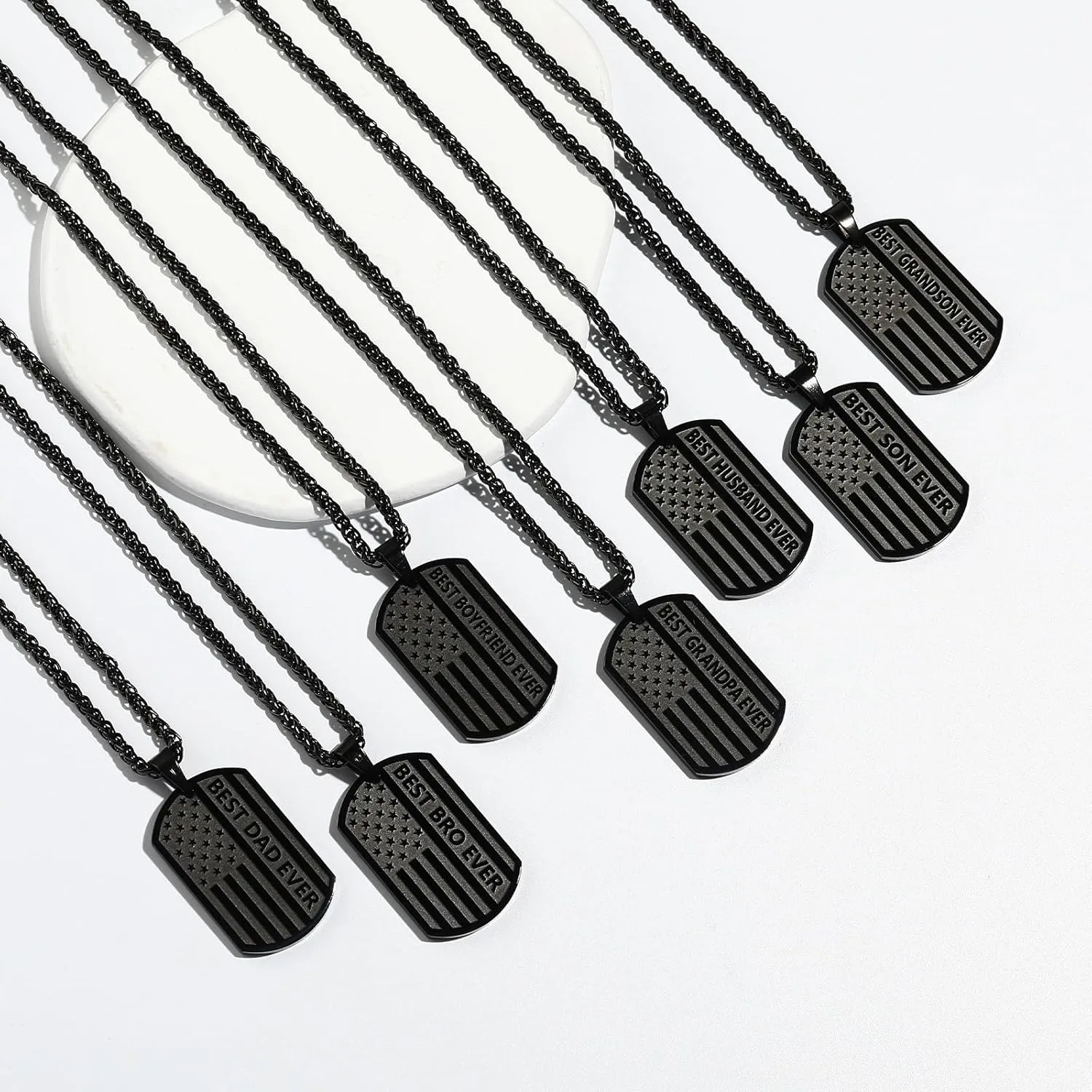 Graduation Gifts-24 Inch American Flag Necklace for Mens Son Grandson Brother Boyfriend Husband Dad Grandpa,Graduation Gifts for Him Men