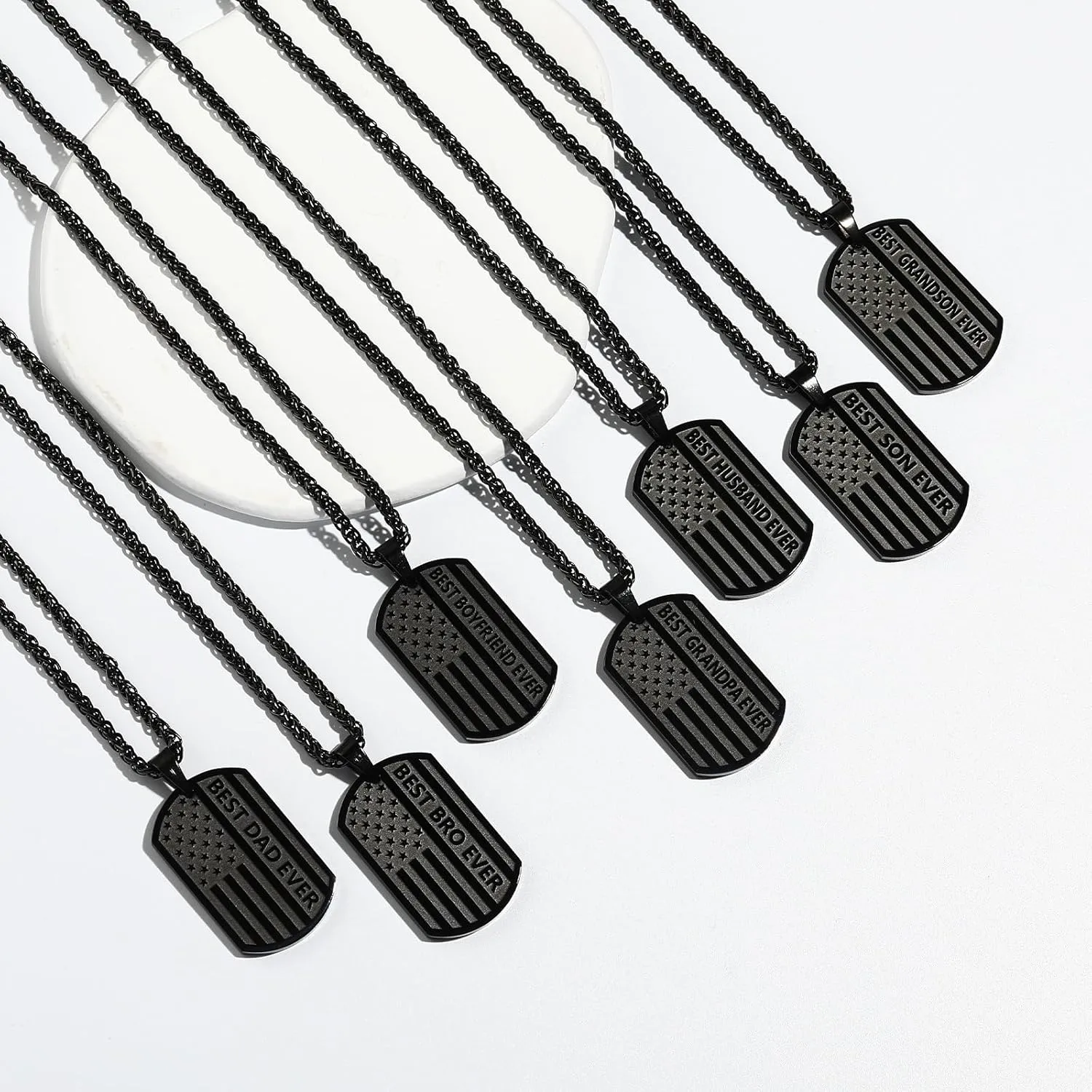 Graduation Gifts-24 Inch American Flag Necklace for Mens Son Grandson Brother Boyfriend Husband Dad Grandpa,Graduation Gifts for Him Men
