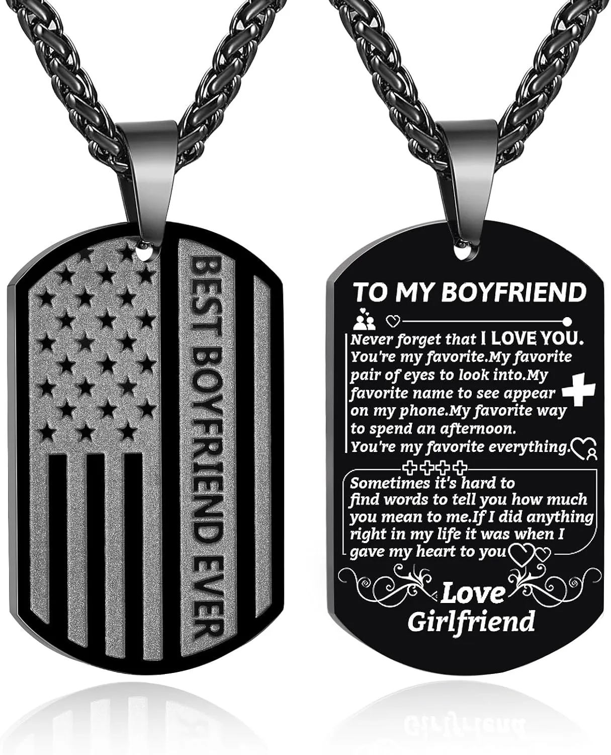 Graduation Gifts-24 Inch American Flag Necklace for Mens Son Grandson Brother Boyfriend Husband Dad Grandpa,Graduation Gifts for Him Men