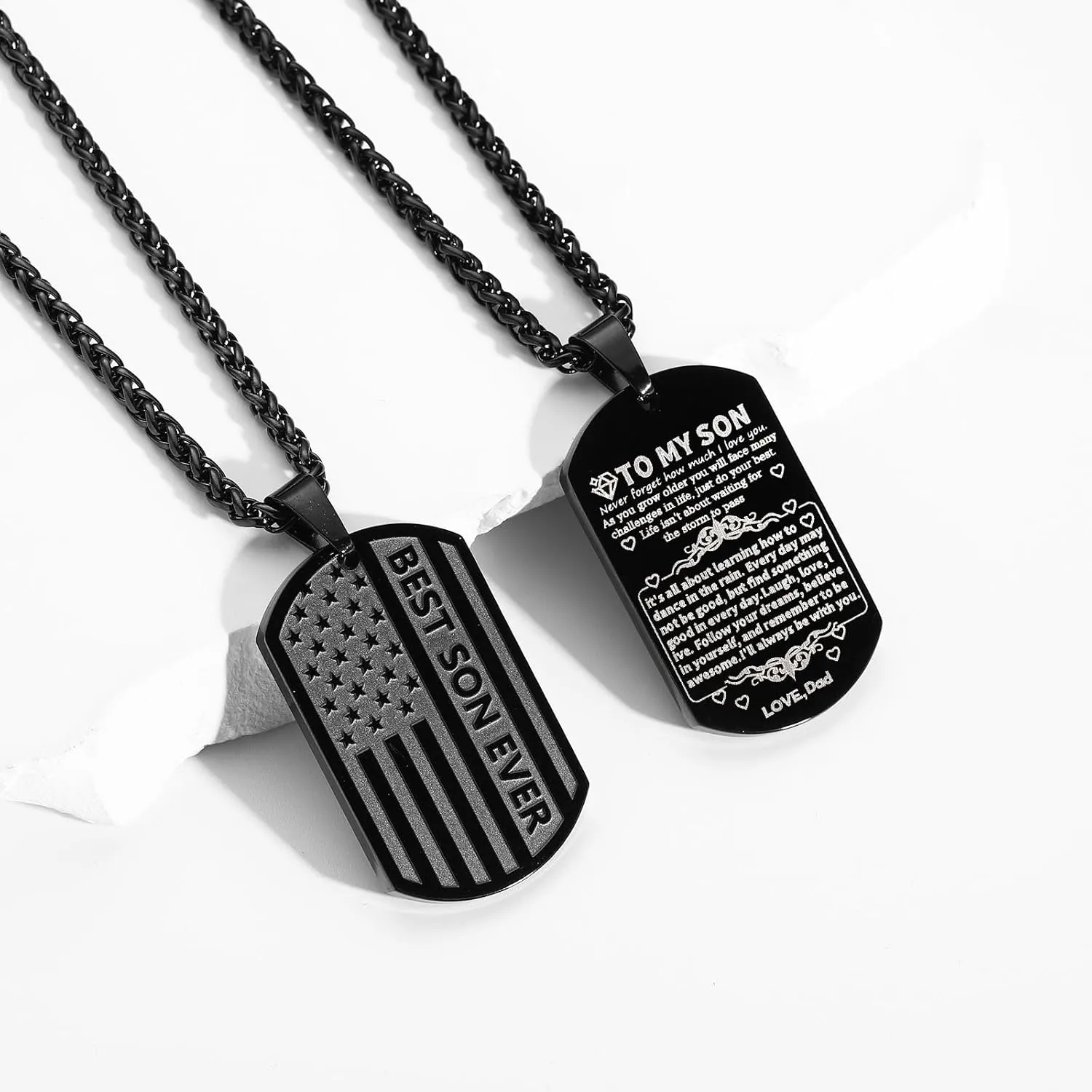Graduation Gifts-24 Inch American Flag Necklace for Mens Son Grandson Brother Boyfriend Husband Dad Grandpa,Graduation Gifts for Him Men