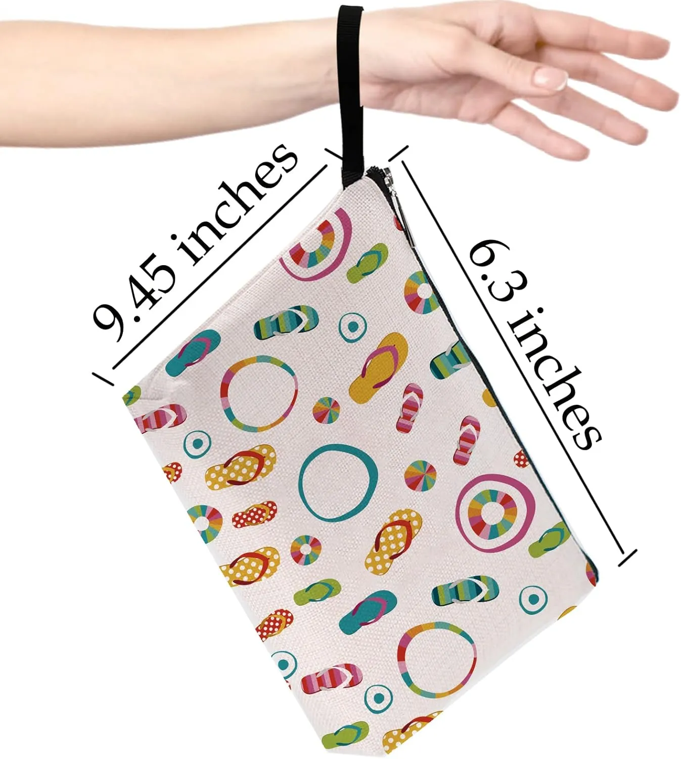 Hanamiya Na Beach Gifts for Women Beach Lovers Beach Accessories Makeup Bag Cute Birthday Gifts for Women Cruise Gifts for Girls Cosmetic Bag Sunscreen Bags Beach Bag Beach Stuff
