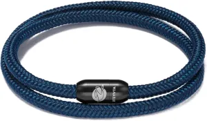 Handmade Nautical Rope Bracelet for Men Sunproof Colorfast Surfer Braided Paracord Bracelet Unique Choice for Men, Women & Couples
