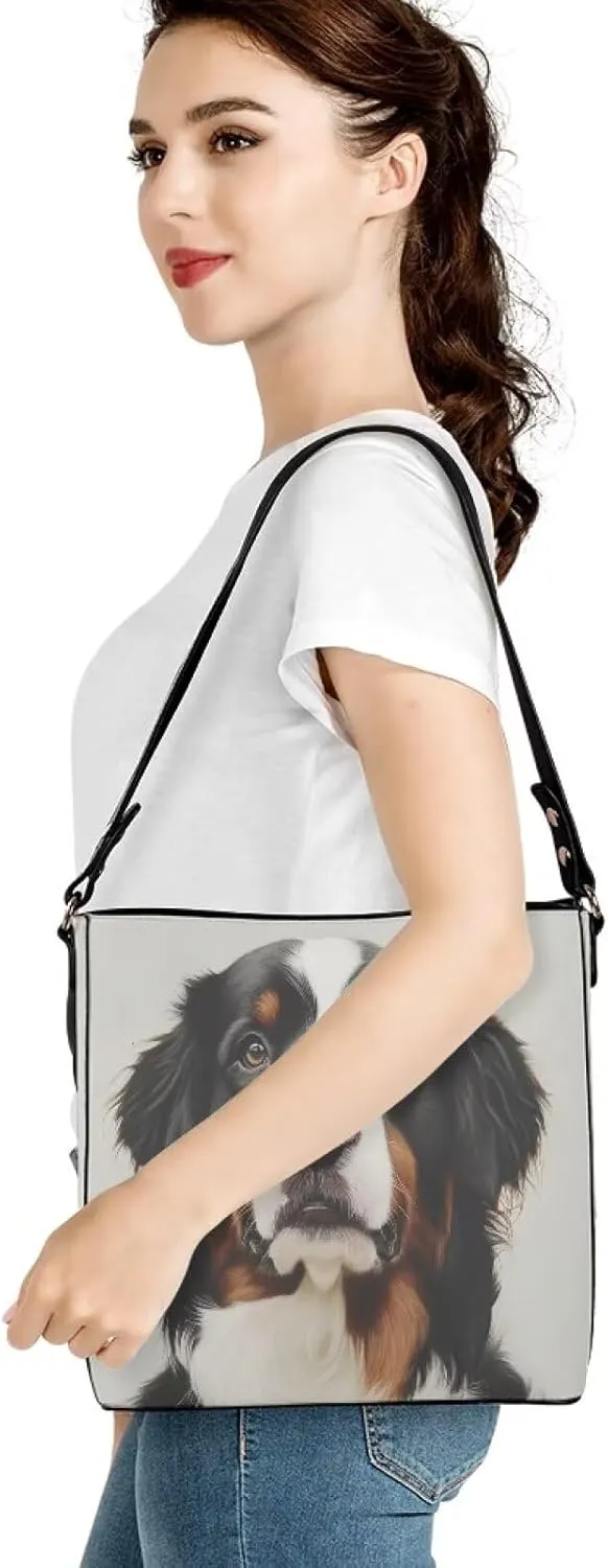 HUGS IDEA Hobo Bag for Women Crossbody Bucket Bag for Lady Work Fashion Leather Shoulder Purse for Travel