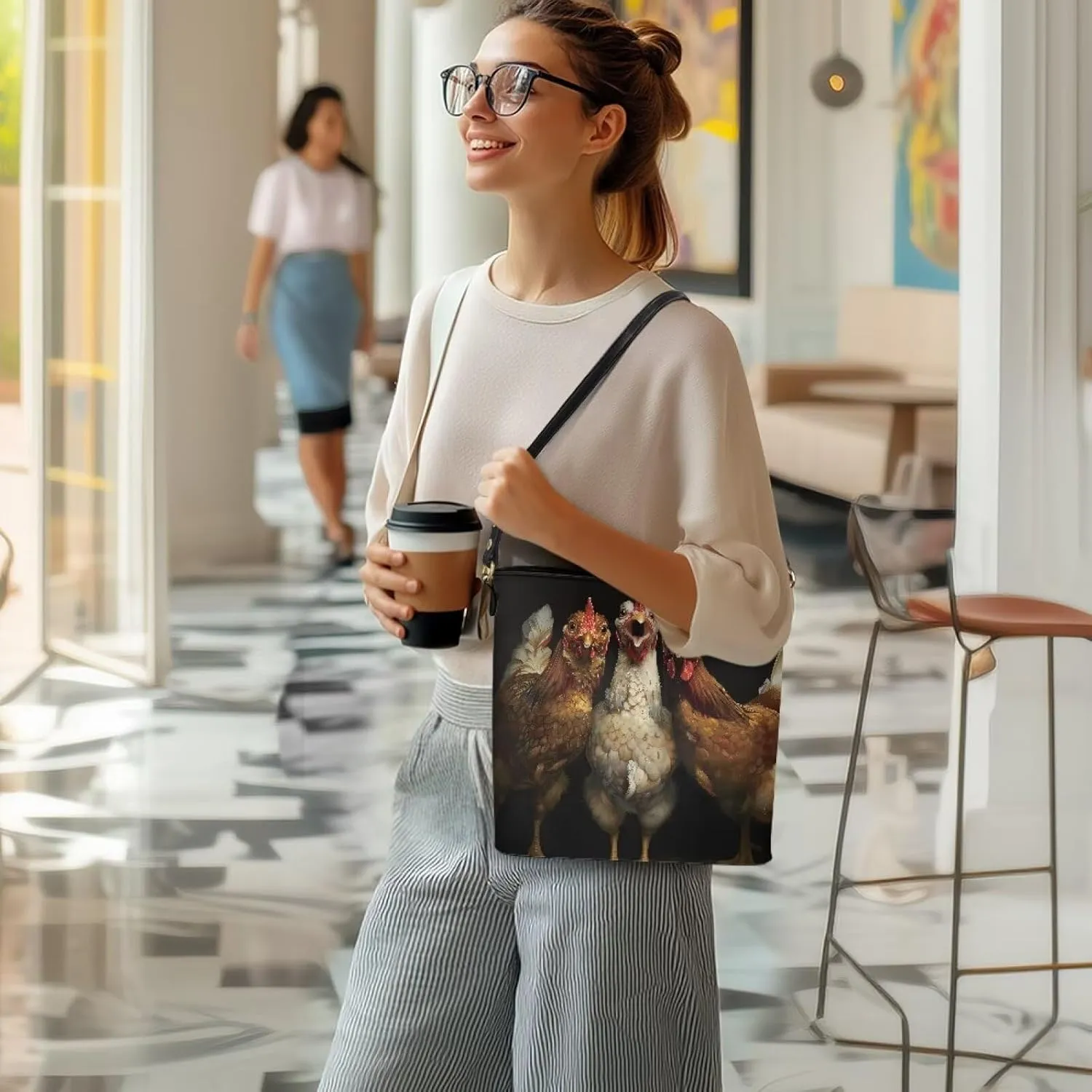 HUGS IDEA Hobo Bag for Women Crossbody Bucket Bag for Lady Work Fashion Leather Shoulder Purse for Travel