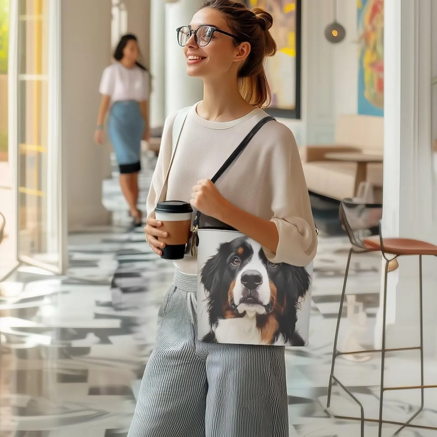 HUGS IDEA Hobo Bag for Women Crossbody Bucket Bag for Lady Work Fashion Leather Shoulder Purse for Travel