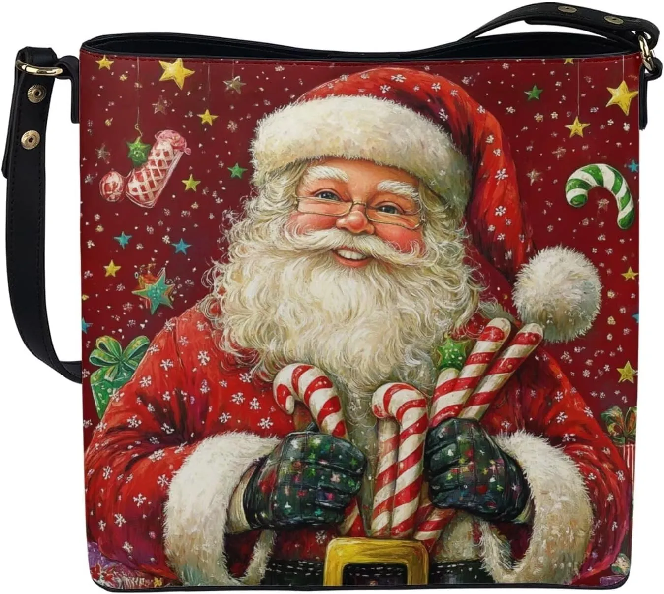 HUGS IDEA Hobo Bags for Women PU Leather Handbag Crossbody Bucket Tote Purse Ladies Shoulder Bags