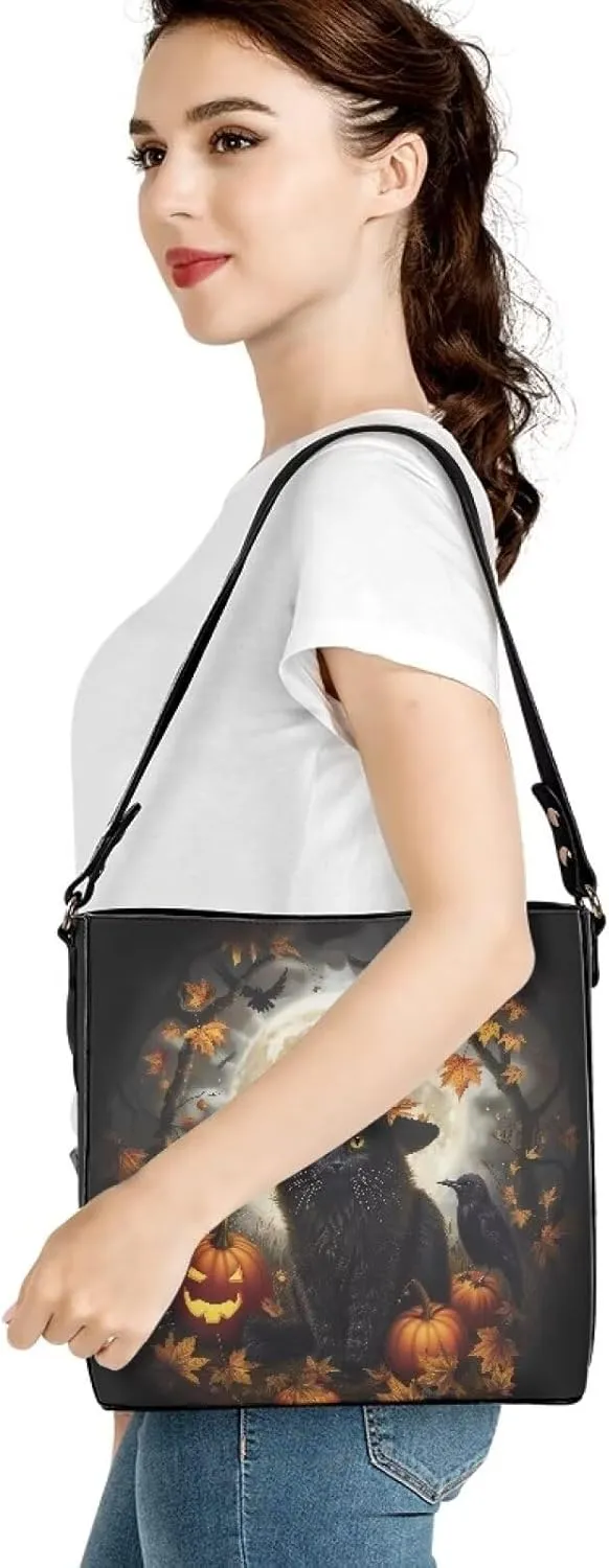HUGS IDEA Hobo Bags for Women PU Leather Handbag Crossbody Bucket Tote Purse Ladies Shoulder Bags
