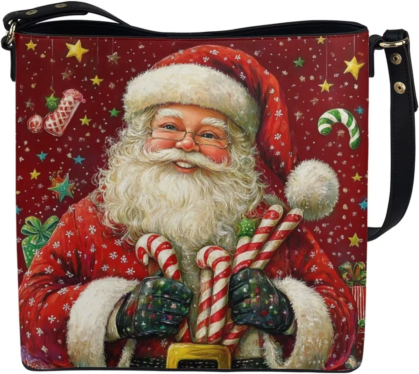 HUGS IDEA Hobo Bags for Women PU Leather Handbag Crossbody Bucket Tote Purse Ladies Shoulder Bags