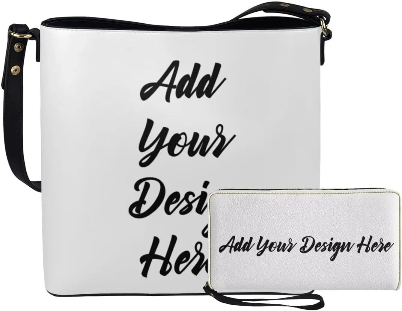 HUGS IDEA Women Handbags PU LeatherBucket Bag Big Capacity Tote Handbag Hobo Crossbody Bucket Purse