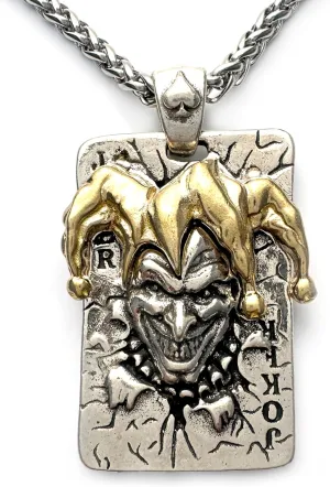 JWM Silver Plated Brass Pendants Necklaces for Men Women with 23.6" Stainless Steel Chain, Exquisite Packaging