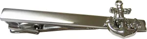 Kiola Designs Detailed Nautical Anchor Square Tie Clips