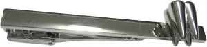 Kiola Designs Silver Toned Shiny Dental Tooth Teeth Tie Clip