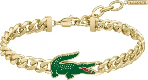 Lacoste Men's Arthor Jewelry Stainless Steel Adjustable Bracelet, Fashionable, For an Everyday Look