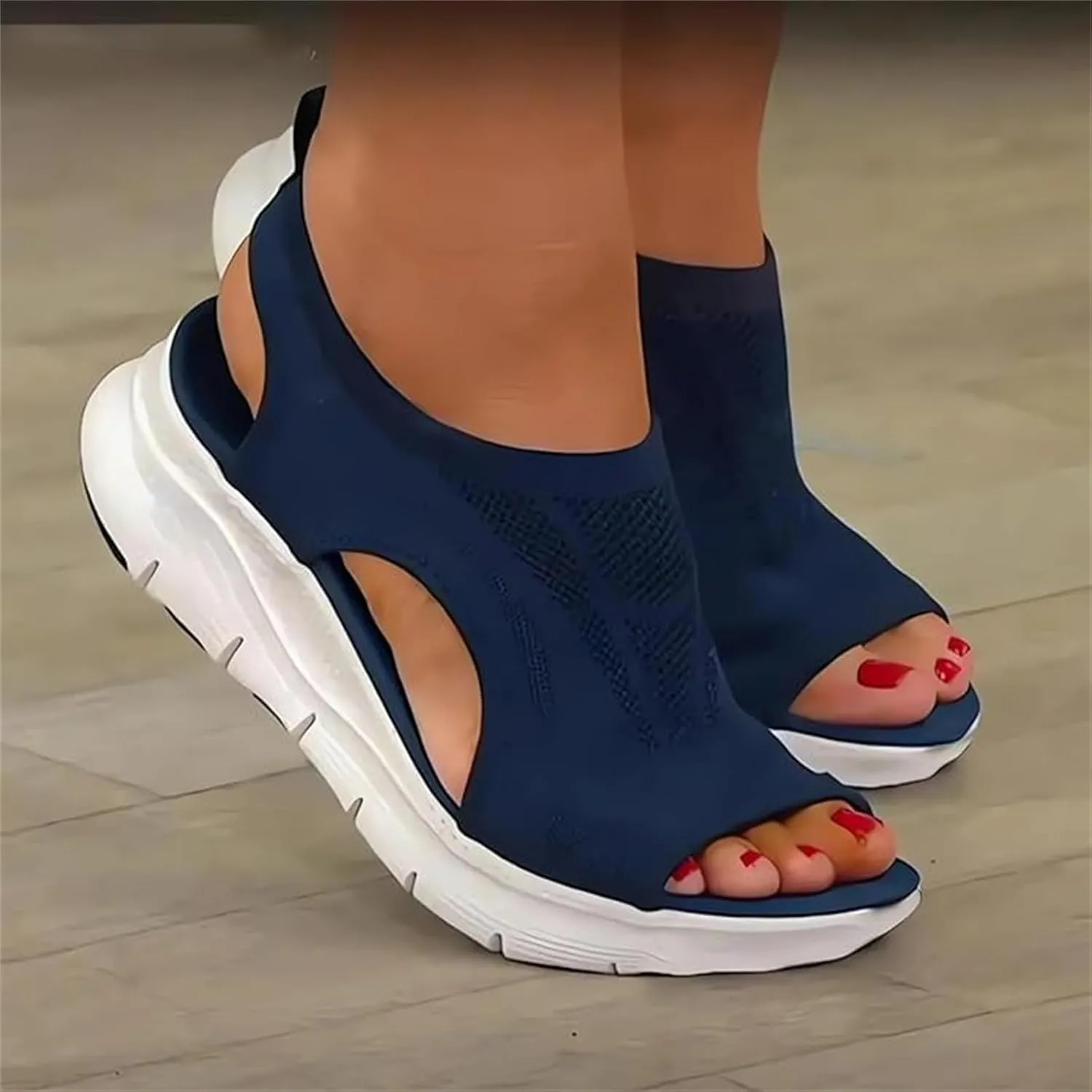 Ladmiple Sandals Women Comfortable Walking Orthotic Slides Orthopedic Sandals Dressy Summer Beach Shoes with Arch Support