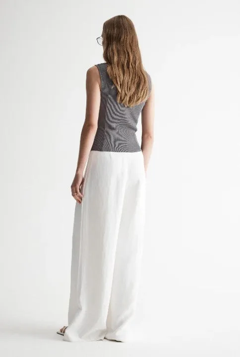 Laguna Knit Vest Dark Chrome Lurex