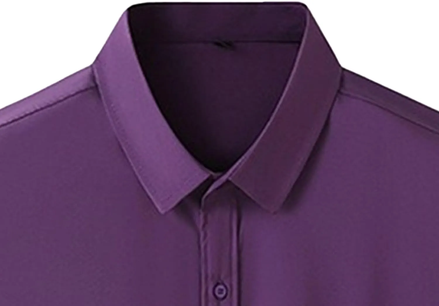Maiyifu-GJ Men's Short Sleeve Dress Shirts Casual Loose Button Down Shirts Lightweight Breathable Summer Shirt with Pocket