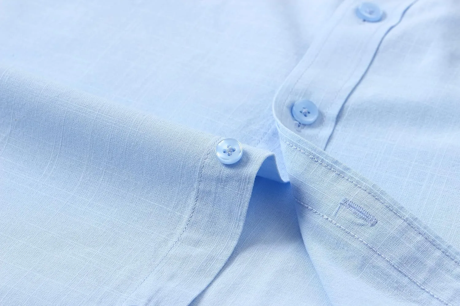 MAXJON Mens's Linen Shirts, Linen Shirts for Mens Short Sleeve Button Down Shirts Casual Regular Fit for Summer Beach Soft