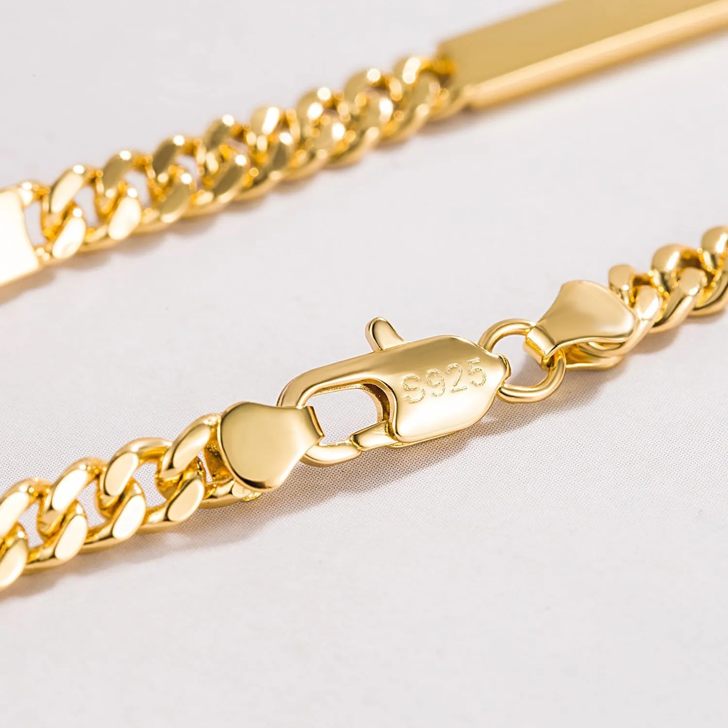 Men 4-6mm Miami Cuban Link Bracelet Rhodium Plated Hypoallergenic 925 Sterling Silver Fine Jewelry Hip Hop Cuff Chain Bangles For Women Birthday Gift