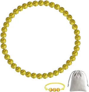 Men's Beaded Baseball Necklace, Bling Ice Collection, 16-20 Inches, Ideal for Baseball Teams and Enthusiasts