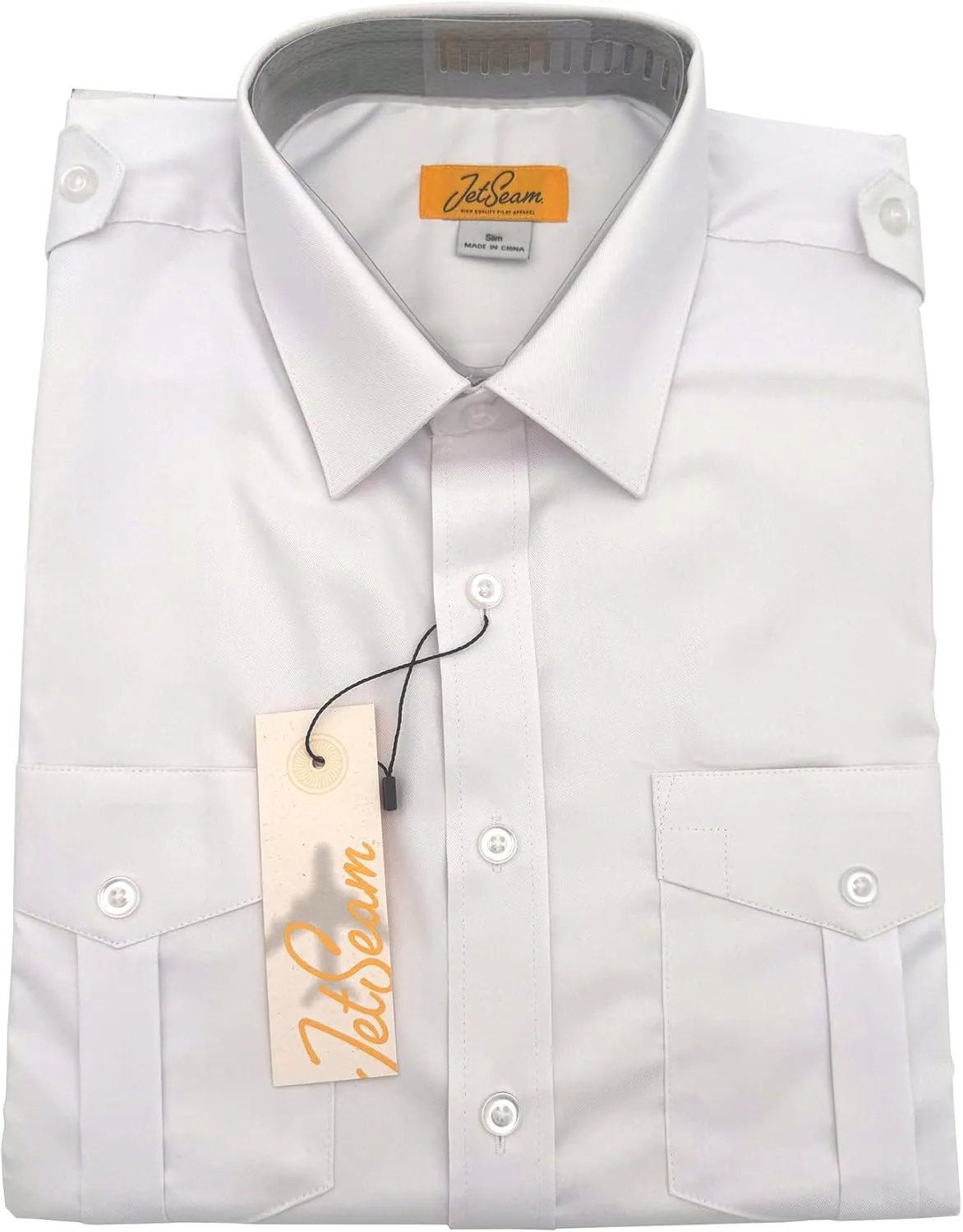 Men's Gold Label Slim Cut Short Sleeve Pilot Shirt
