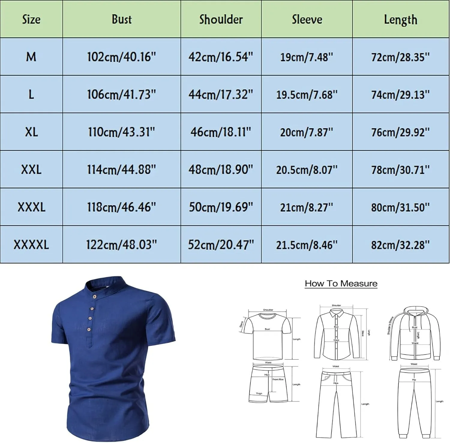 Mens Linen Henley Shirts Short Sleeve Banded Collar Tshirts Casual Button Up Tops Big Tall Summer Beach Clothes
