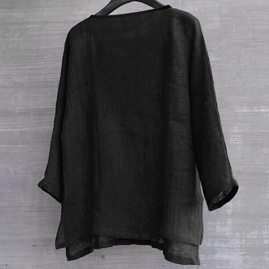 Mens Linen Shirts Long Sleeve Summer Beach Shirts Lightweight Comfy Casual Holiday Shirt Loose Fit Yoga Shirts Trendy