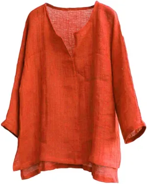 Mens Linen Shirts Long Sleeve Summer Beach Shirts Lightweight Comfy Casual Holiday Shirt Loose Fit Yoga Shirts Trendy