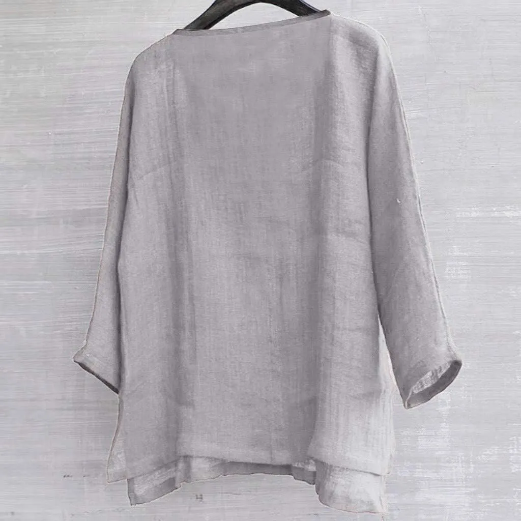 Mens Linen Shirts Long Sleeve Summer Beach Shirts Lightweight Comfy Casual Holiday Shirt Loose Fit Yoga Shirts Trendy