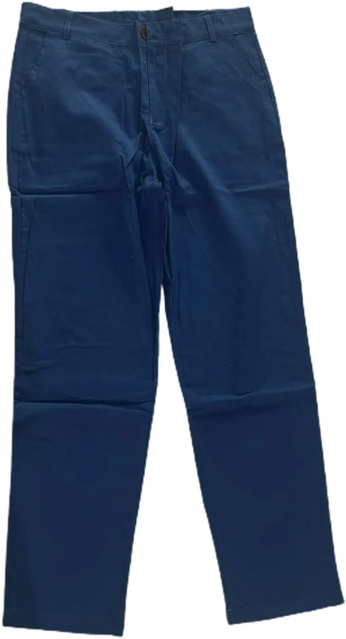 Mens Slim Fit Casual Stretch Khaki Pants with Pockets Straight Flat-Front Golf Slacks for Men Breathable Chinos Dress Pants