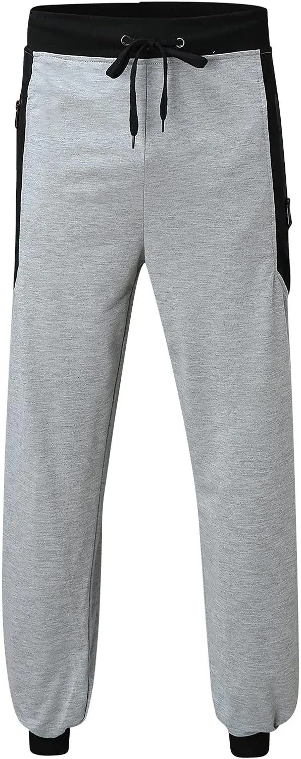Mens Sweatpants with Pockets Big and Tall Multi Pocket Cargo Pants Casual Fashion Hiking Outdoor Recreation Trousers