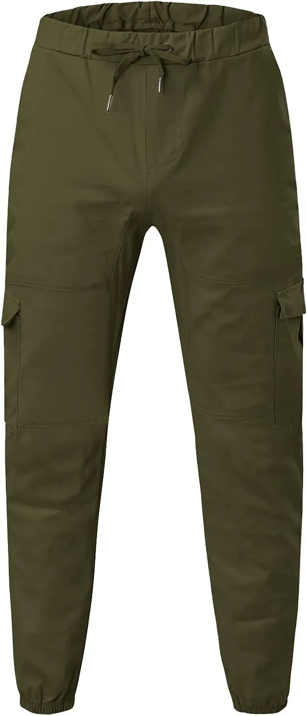 Mens Workout Cargo Sweatpants Casual Pants Slim Joggers Workout Pants for Running Sweatpants Hiking Mens Sweatpants