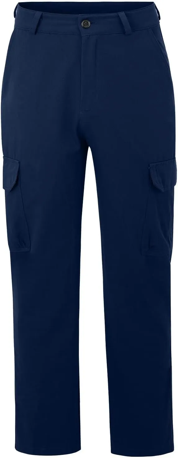 Mens Workout Cargo Sweatpants Heavyweight Athletic Joggers Multi-Pockets Relaxed Fit Cargo Pants Men's Heavyweight