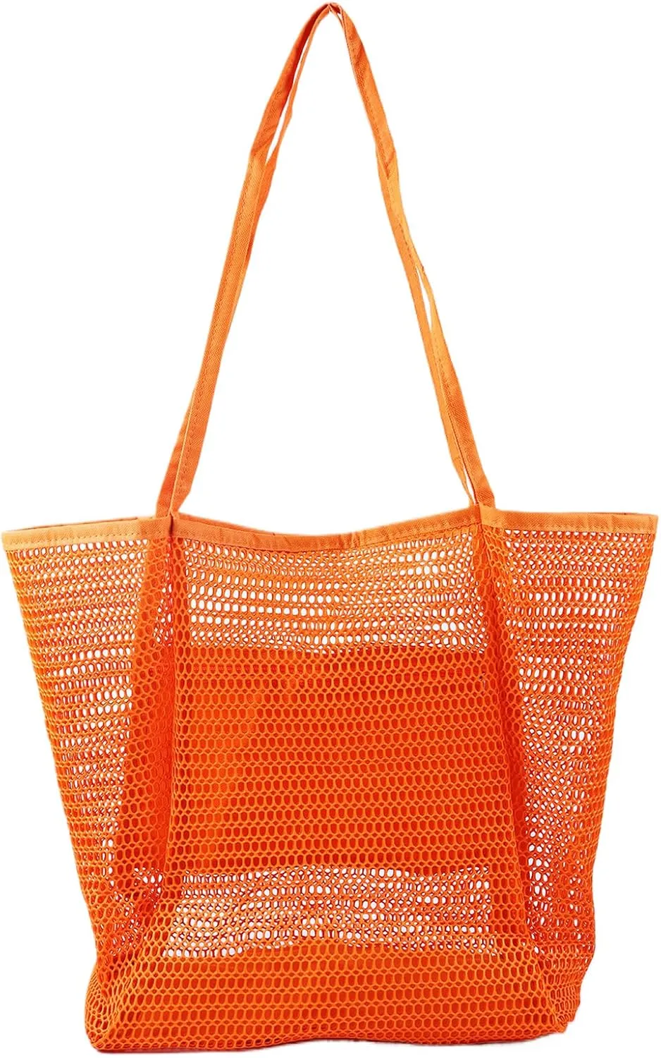 Mesh Beach Tote Womens Shoulder Handbag,Elegant Beach Tote Bag,Stylish and Lightweight Summer Essential