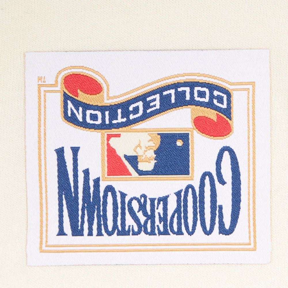 MLB NEW YORK YANKEES RETRO CLASSIC BIG BOYS SHORT SLEEVE TAPING TOP (EGGSHELL/ MIDNIGHT NAVY)