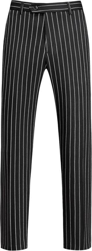 MOGU Mens Striped Slim Fit Dress Pants  Adjustable Elastic Waist Pinstripe Suit Trousers, Business Casual Slacks