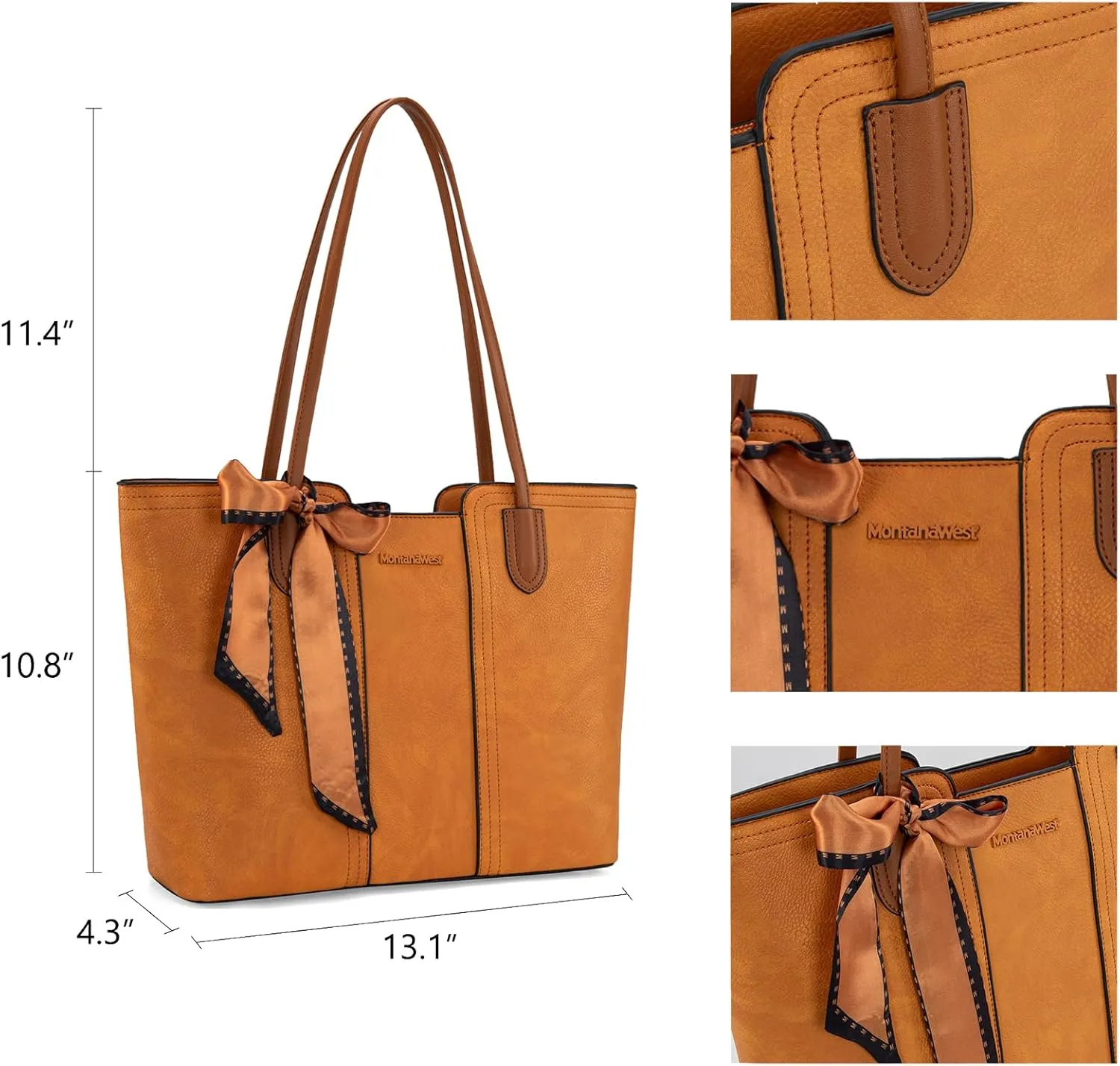 Montana West Tote Bags for Women Medium Top Handle Satchel Purses