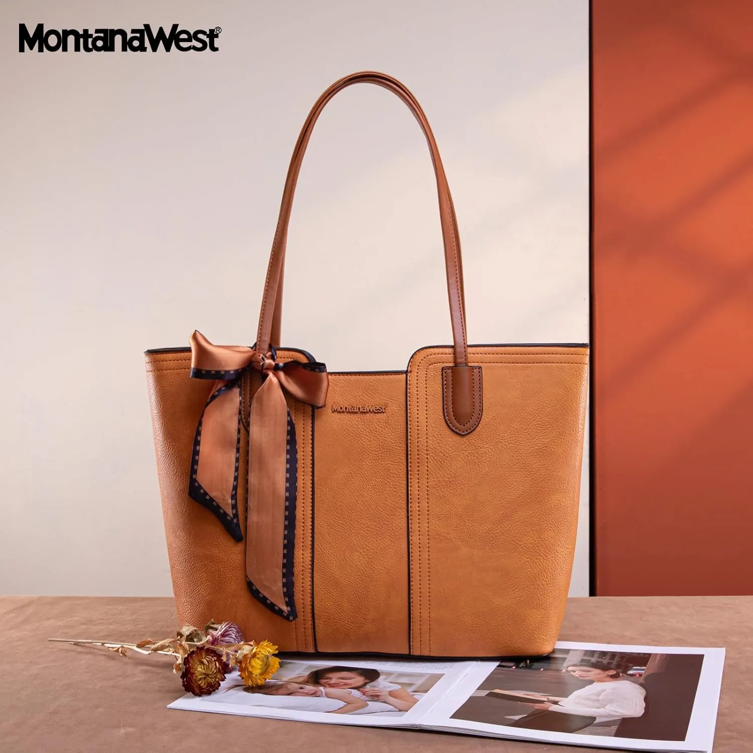 Montana West Tote Bags for Women Medium Top Handle Satchel Purses