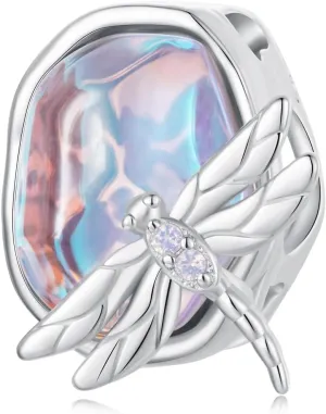 MUNDELL Authentic 925 Sterling Silver Sun Butterfly Heart Moon Lotus Shiny CZ Pendant Charm for Original Charm Bracelet or Bangle