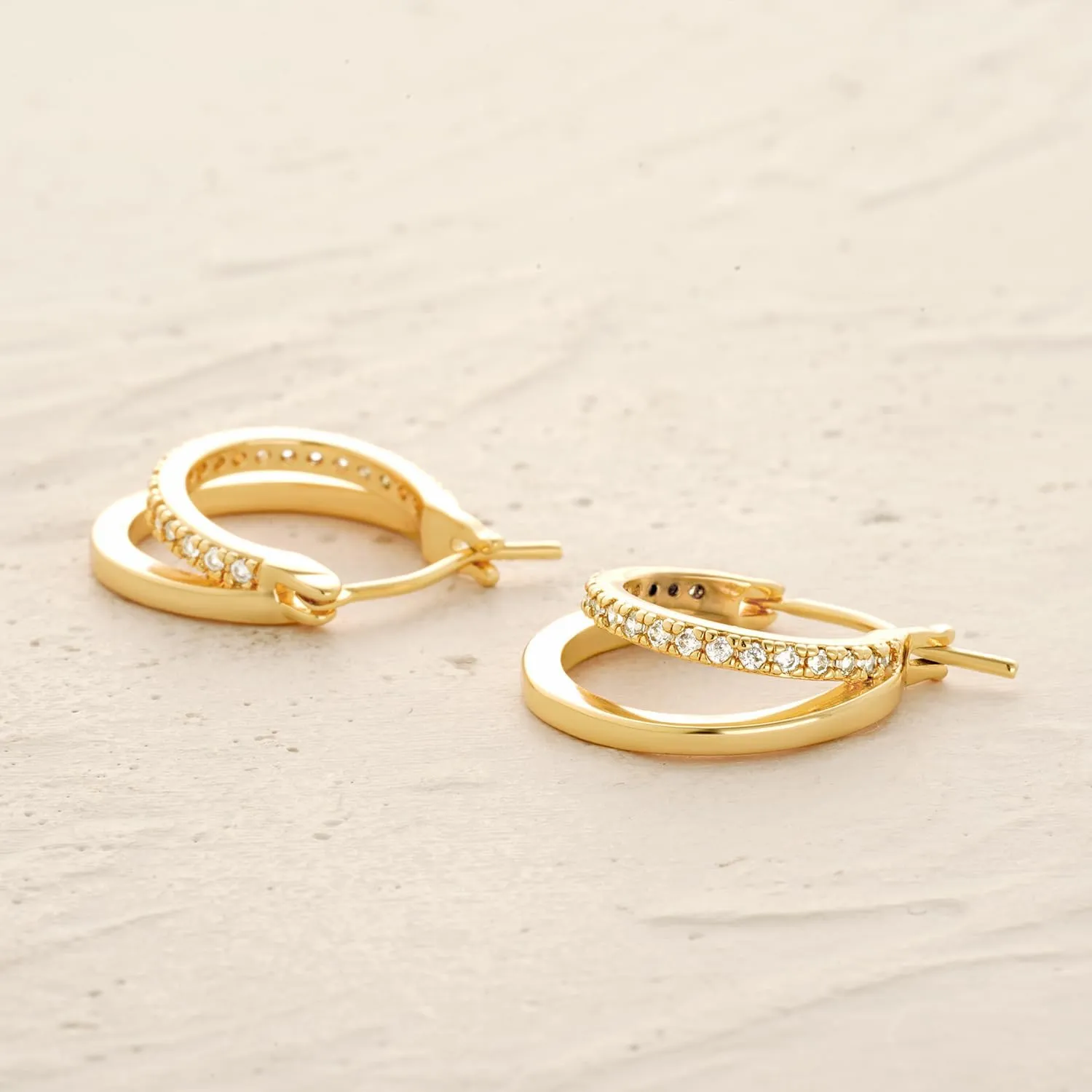 MYEARS Women Hoop Earrings Gold 14K Simple Hypoallergenic Everyday Jewelry