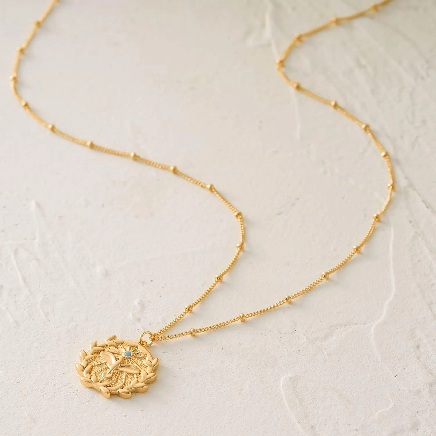 MYEARS Women Pendant Necklace Gold 14K Gold Filled Small Simple Dainty Chain Everyday Jewelry
