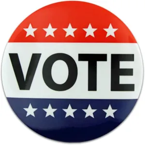 PinMart Patriotic Election Vote Button