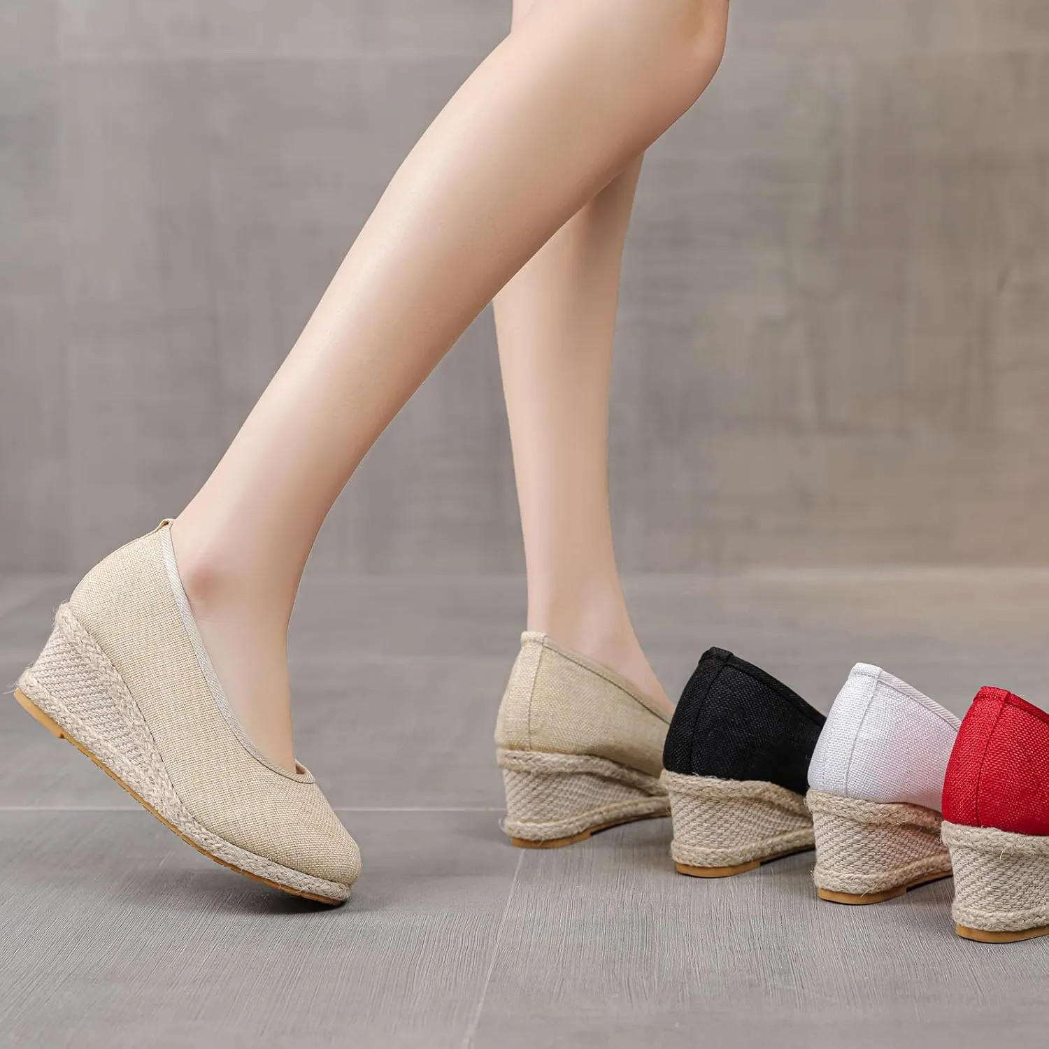 Platform Sandals for Women Gold Sandals for Women Summer Platform Comfortable Low Wedges Womens Sandal